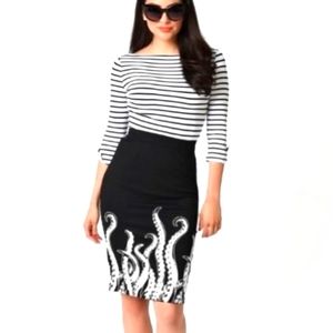 Sourpuss Tentacles Pencil Skirt, XXL, EUC.